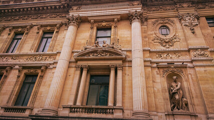 Sculptures on Exterior of Brussels Stock Exchange