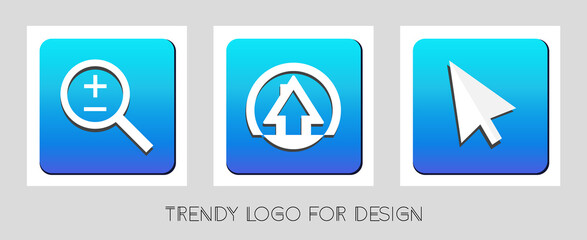 stylish web icons for decoration