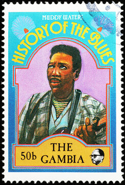 History of the Blues, Muddy Waters on postage stamp