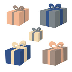 gift, Cristmas presents, new Year gifts, pattern, set, surprise, new year card