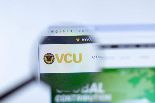 Moscow, Russia - 1 June 2020: Virginia Commonwealth University Website With Logo, Illustrative Editorial