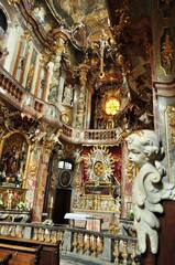 Fototapeta na wymiar St Johan Nepomuk (AsamKirche) Munich Germany