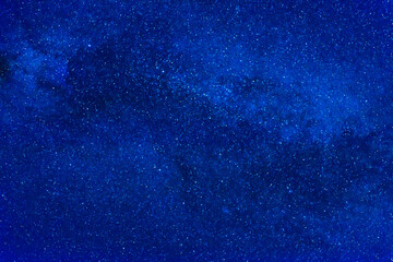 Dark blue night sky with many stars, cosmos milky way background