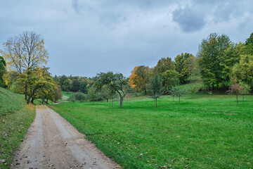 Herbstlandschaften an der Bergstraße.