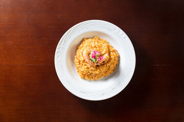 shrimp risotto