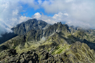 Gerlachovsky stit (gerlach) in Tatra Mountains. The highest peak of the Carpathians. Slovakia © VinyLove Foto