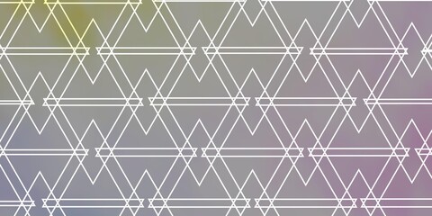 Obraz premium Light Multicolor vector texture with triangular style.