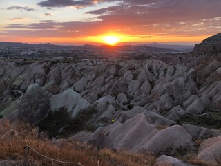 sunrise in the mountains
