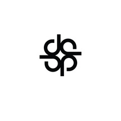 DP letter logo vector design