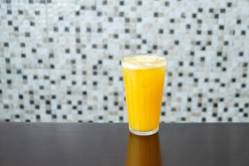 glass of orange juice