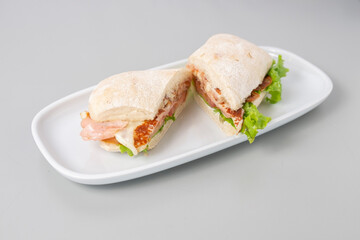 sandwich with ham