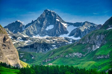 highest mountain in Austria, Grossglocker - obrazy, fototapety, plakaty