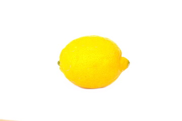 Lemon fruit  on white background, lemon, Citrus limon, on white background