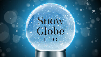 Winter Snow Globe Journey Titles
