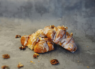 St. Martin's croissant (Polish: Rogal świętomarciński) is a croissant with white poppy-seed...