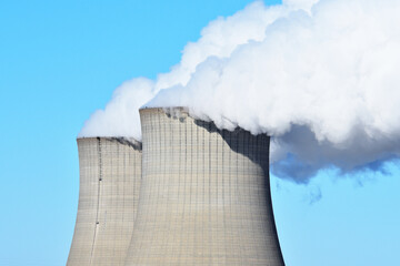 Two Cooling Towers