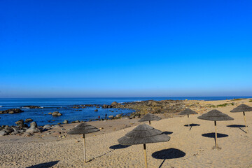 Fototapeta na wymiar Atlantikküste bei Vila Nova de Gaia - Portugal
