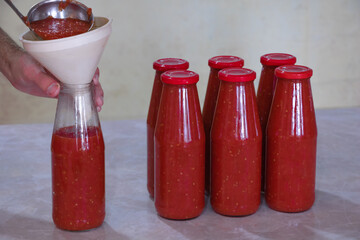 In process of making tomato juice, preservation of tomato juice
