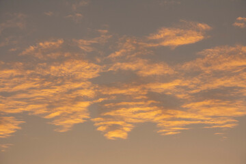 Altocumulus sky cloudscape in Schoneberg Berlin Germany