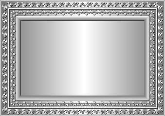 silver frame