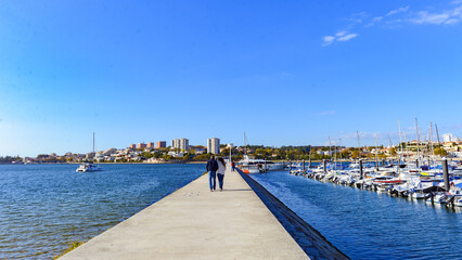 Douro Marina in in Vila Nova de Gaia, Portugal