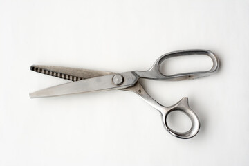 tailoring scissors isolated on white background