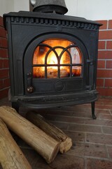 wood burning stove