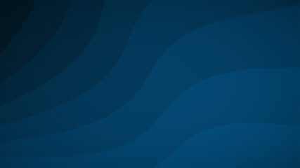 Abstract background of wavy lines in shades of blue