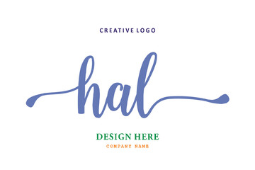 HAL lettering logo is simple, easy to understand and authoritative