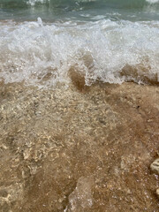 waves on the beach