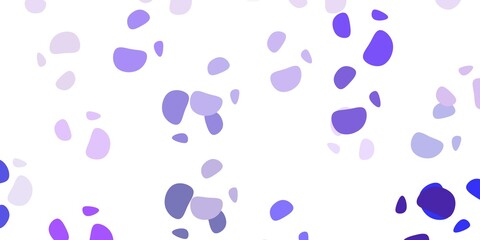 Light purple vector backdrop with chaotic shapes.