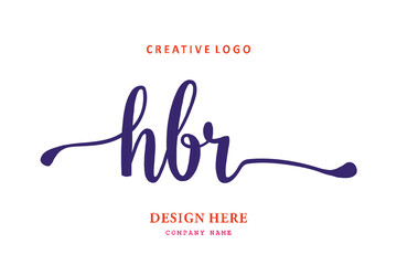 HBR lettering logo is simple, easy to understand and authoritative