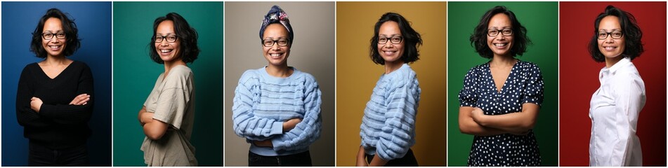 Portrait of a beautiful young woman