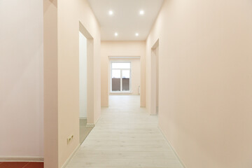 Fototapeta premium unfurnished house or apartment in bright colors