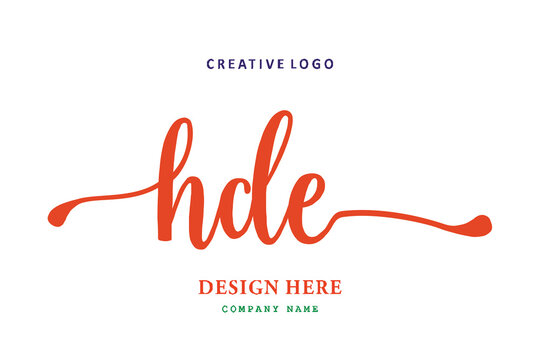 HDE lettering logo is simple, easy to understand and authoritative