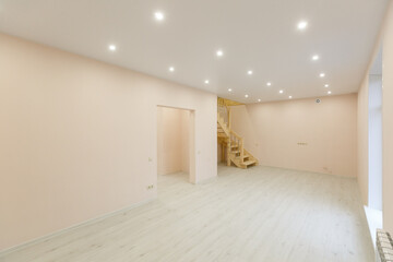 unfurnished house or apartment in bright colors