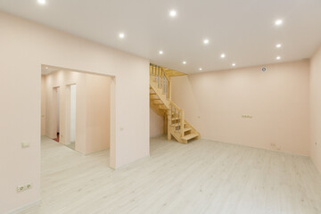 unfurnished house or apartment in bright colors