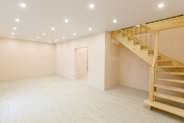 unfurnished house or apartment in bright colors