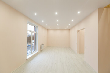 unfurnished house or apartment in bright colors