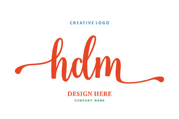 HDM lettering logo is simple, easy to understand and authoritative