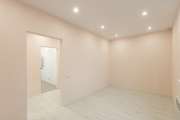 unfurnished house or apartment in bright colors