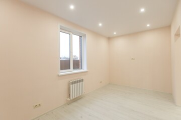 unfurnished house or apartment in bright colors