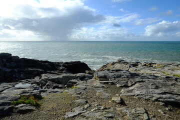 The Granit coast in the west of France in the city of Batz-sur-Mer.