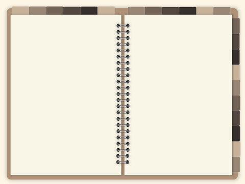 Digital Blank Planner Template .