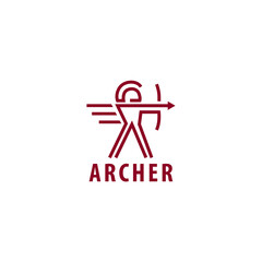 Archer Logo Vector War Templates