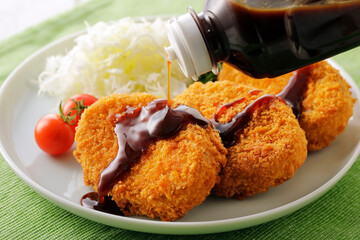 牛肉とポテトのコロッケ　Japanese croquette(potato and beef)