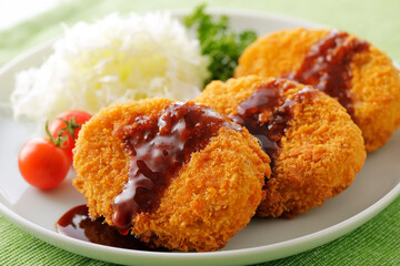 牛肉とポテトのコロッケ　Japanese croquette(potato and beef)