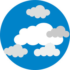 blue sky with clouds