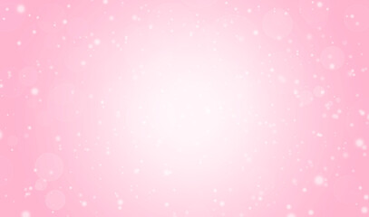 White lights bokeh, Defocus glitter blur on soft pink texture background. copy space. illustration. Bokeh valentine's, christmas blurred beautiful shiny.	
