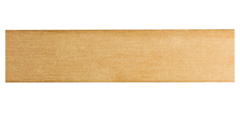 Wooden on white isolate background.